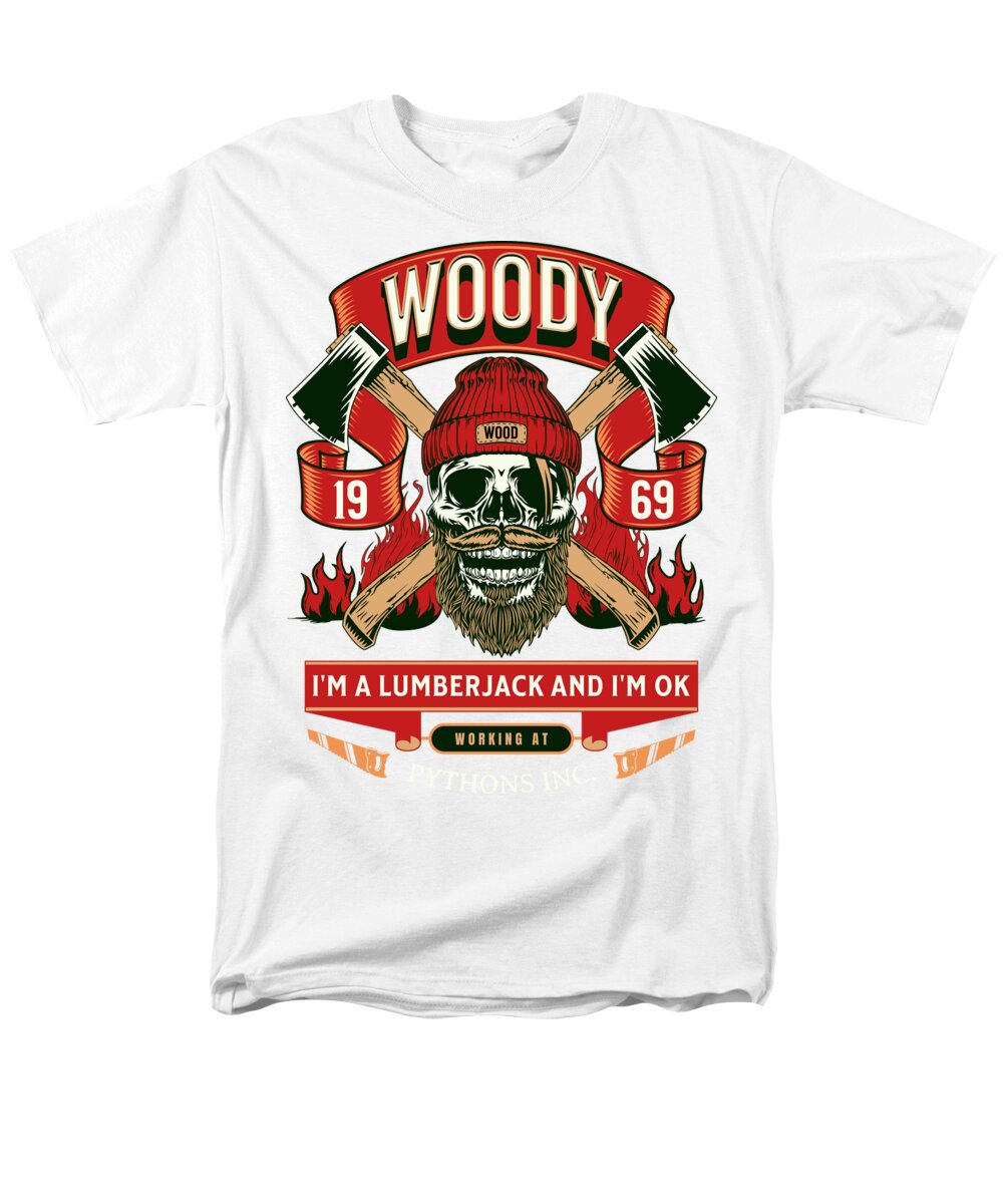 Woody the Lumberjack - Men's T-Shirt  (Regular Fit)