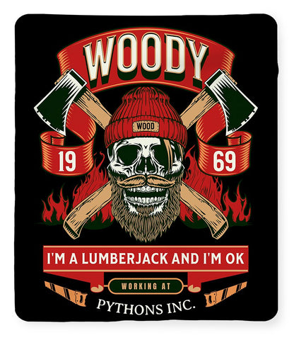Woody the Lumberjack - Blanket