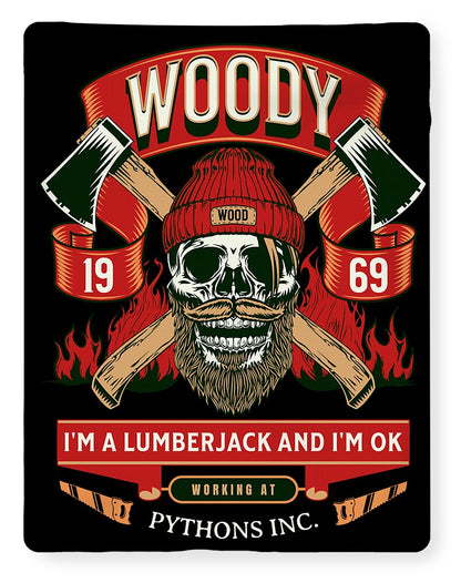 Woody the Lumberjack - Blanket
