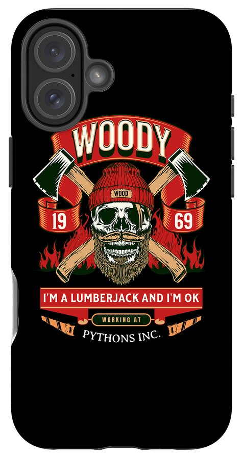 Woody the Lumberjack - Phone Case