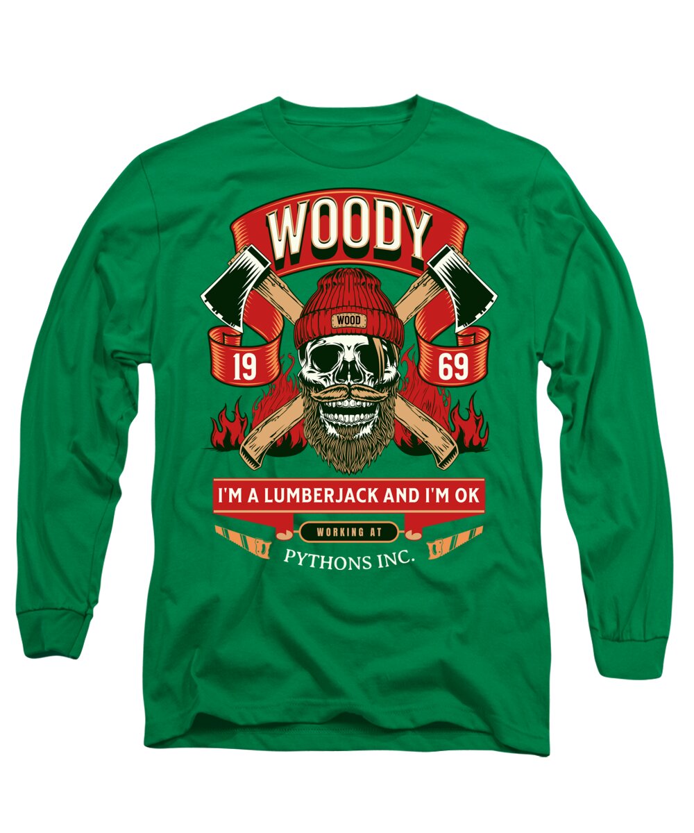 Woody the Lumberjack - Long Sleeve T-Shirt