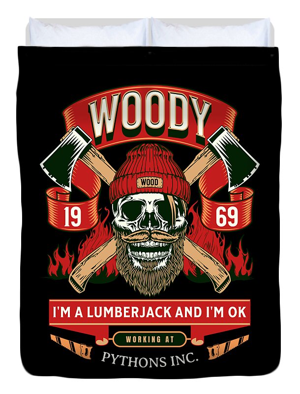 Woody the Lumberjack - Duvet Cover