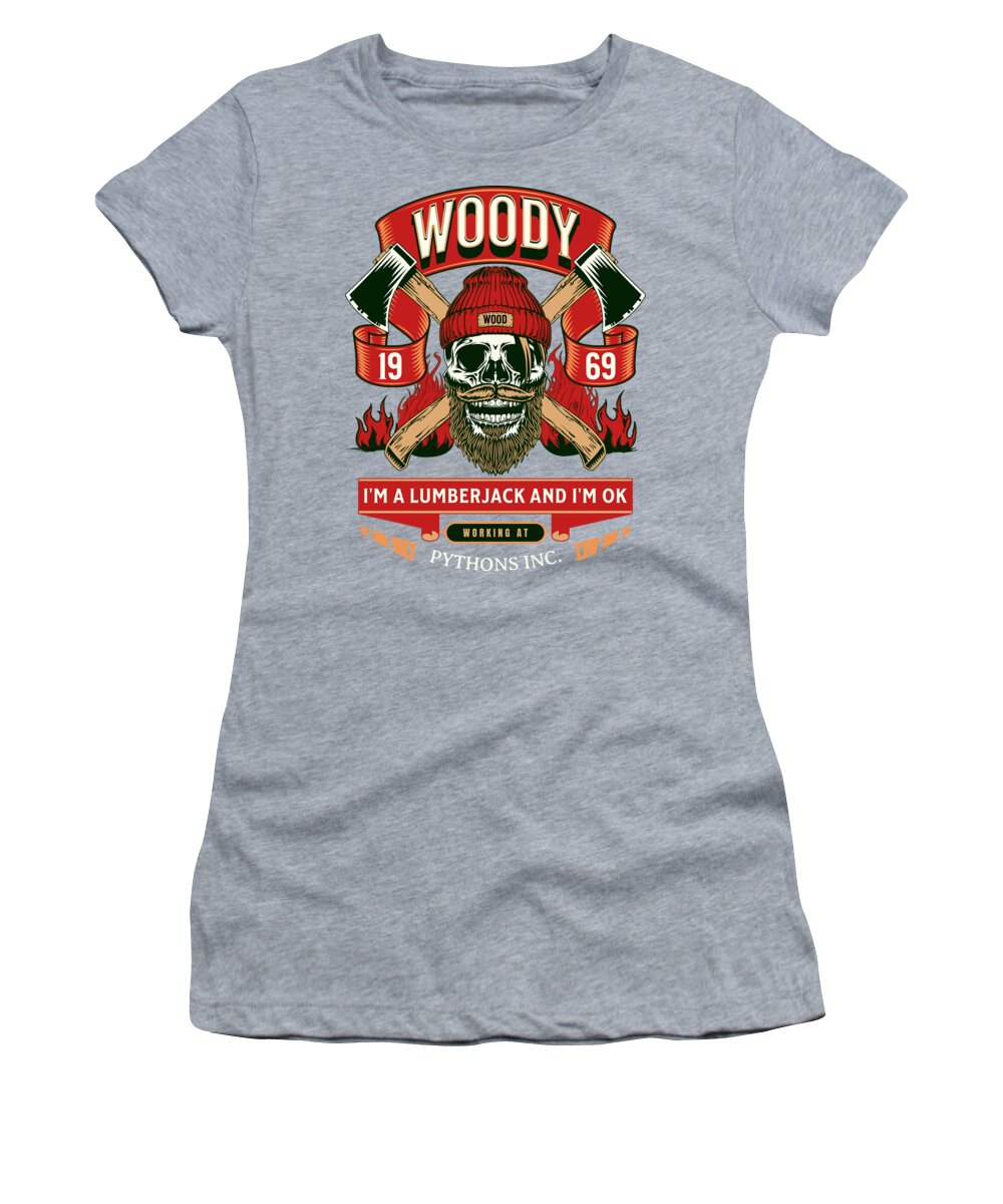 Woody the Lumberjack - Women's T-Shirt