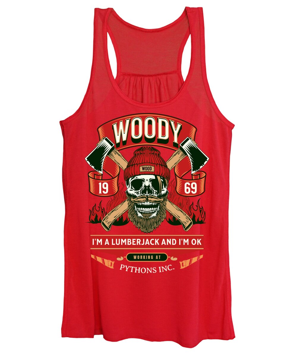 Woody the Lumberjack - Women's Tank Top