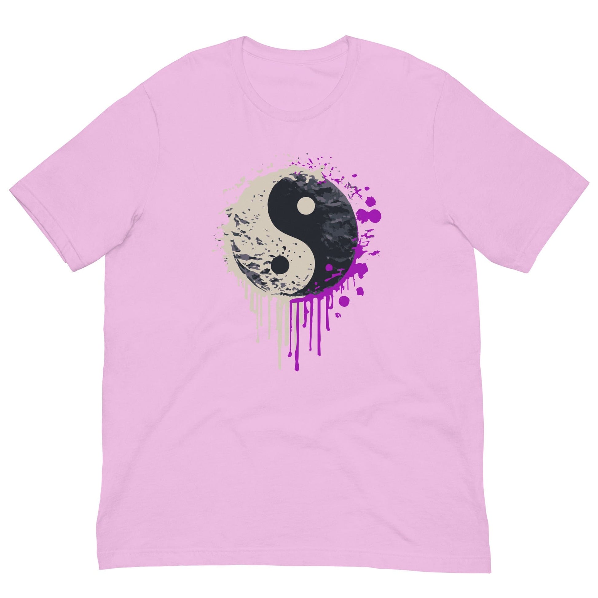 Yin Yang T-shirt Lilac / S