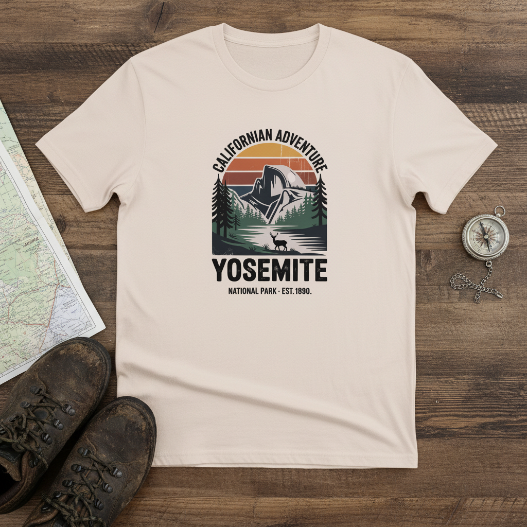 Yosemite National Park Graphic T-Shirt