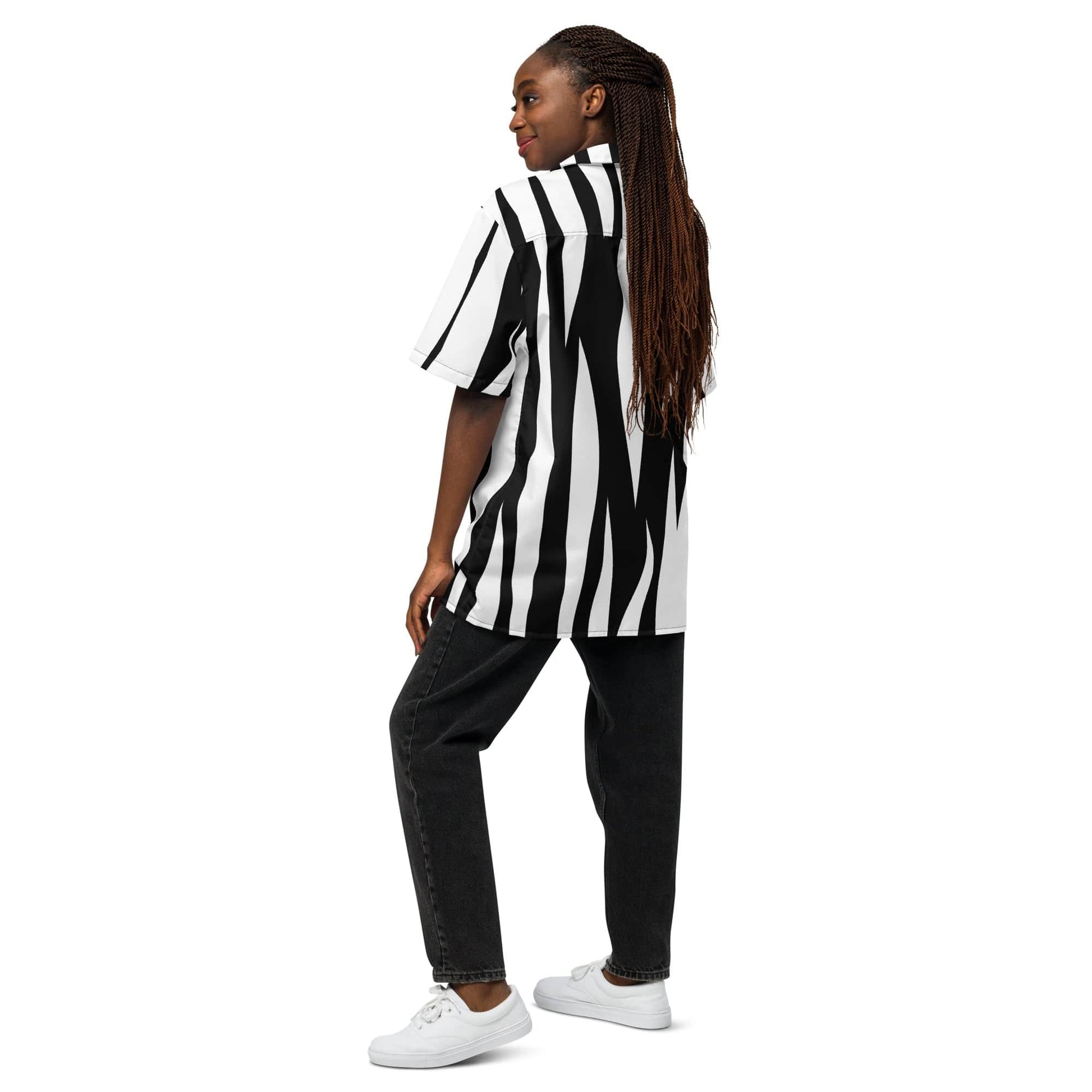 Zebra Unisex button Shirt