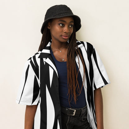 Zebra Unisex button Shirt