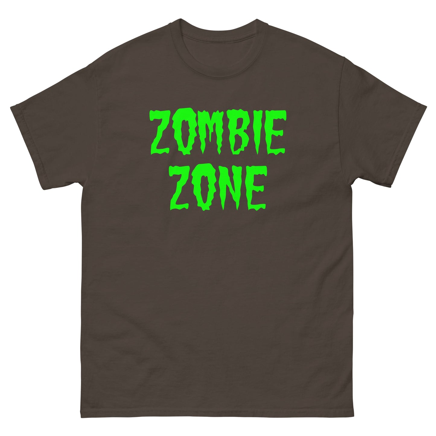 Zombie zone T-shirt Dark Chocolate / S