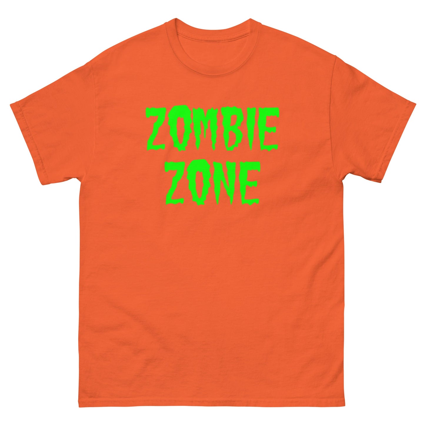 Zombie zone T-shirt Orange / S
